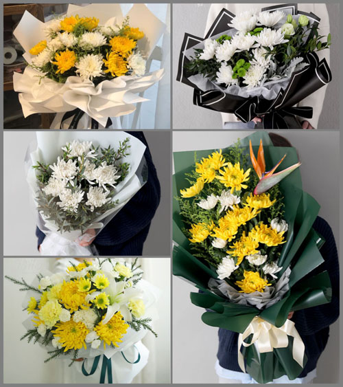 贵州毕节市黔西县杜鹃街道金钟社区白事花束代送